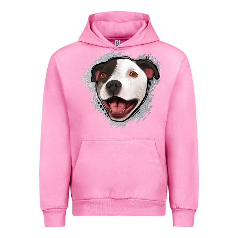 Pittbull Gray Glitter Urban Hoodie by Jasminsmagicworld | Teevron