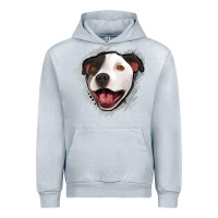 Heather Grey pittbull gray glitter Urban Hoodie - Jasminsmagicworld