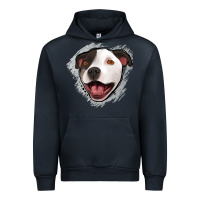 Navy pittbull gray glitter Urban Hoodie - Jasminsmagicworld