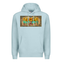 Blue Mist western believe leopard aztek license plate template Premium Hoodie - BarkalooDesign