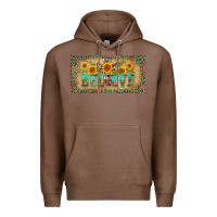 Chestnut western believe leopard aztek license plate template Premium Hoodie - BarkalooDesign