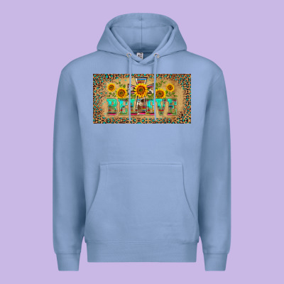 Western Believe Leopard Aztek License Plate Template Premium Hoodie Designed By Barkaloodesign