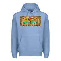 Colony Blue western believe leopard aztek license plate template Premium Hoodie - BarkalooDesign