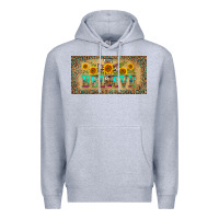 Heather Grey western believe leopard aztek license plate template Premium Hoodie - BarkalooDesign