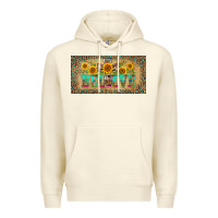 Sandshell western believe leopard aztek license plate template Premium Hoodie - BarkalooDesign