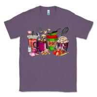 Lavender lunch lady coffee cups Classic Tee - texasbilliewilder