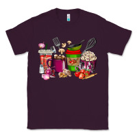 Plum lunch lady coffee cups Classic Tee - texasbilliewilder