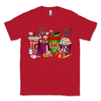 Red lunch lady coffee cups Classic Tee - texasbilliewilder