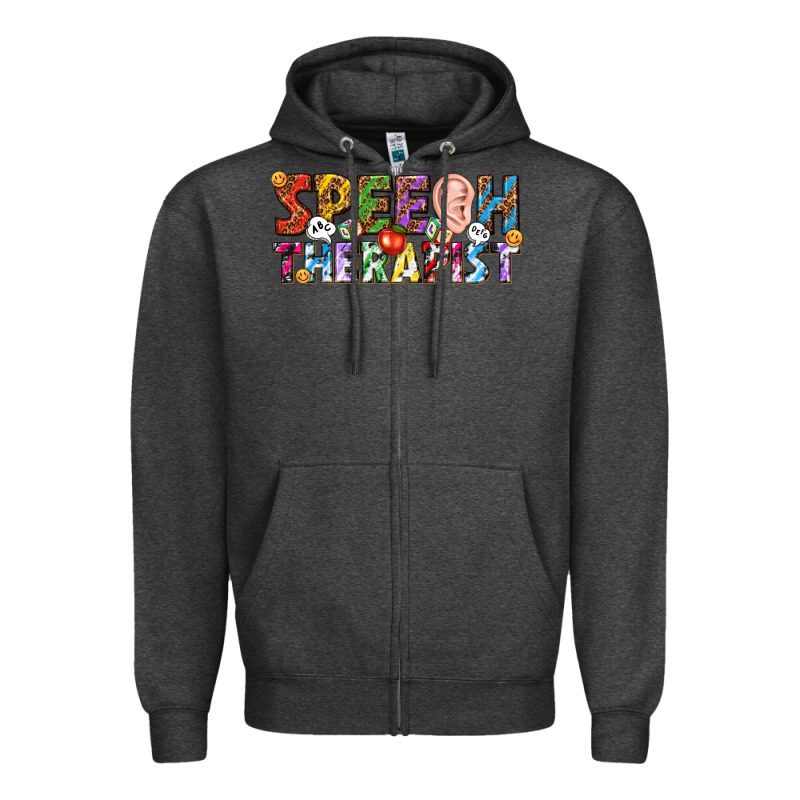 Speech Therapist Zipper Hoodie by texasbilliewilder | Teevron