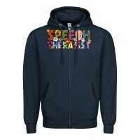 Navy speech therapist Zipper Hoodie - texasbilliewilder