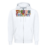 White speech therapist Zipper Hoodie - texasbilliewilder