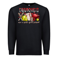 Black diamonds are a girls best friends Premium Sweatshirt - RacoonDesign