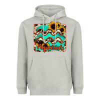 Moon Dust aquarius turquoise cowhide Heavyweight Hoodie - RanaPortraitStore