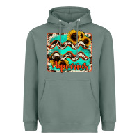 Sage aquarius turquoise cowhide Heavyweight Hoodie - RanaPortraitStore