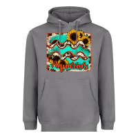 Storm aquarius turquoise cowhide Heavyweight Hoodie - RanaPortraitStore