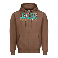 Chestnut stronger than the storm Zipper Hoodie - texasbilliewilder