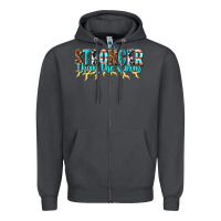 Smoke stronger than the storm Zipper Hoodie - texasbilliewilder