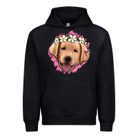 Black jack russel floral kopyası Urban Hoodie - Jasminsmagicworld
