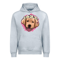 Heather Grey jack russel floral kopyası Urban Hoodie - Jasminsmagicworld
