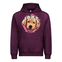 Mauve Wine jack russel floral kopyası Urban Hoodie - Jasminsmagicworld