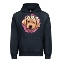 Navy jack russel floral kopyası Urban Hoodie - Jasminsmagicworld
