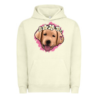 Pigment Pistachio jack russel floral kopyası Urban Hoodie - Jasminsmagicworld