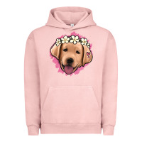 Pigment Salmon jack russel floral kopyası Urban Hoodie - Jasminsmagicworld