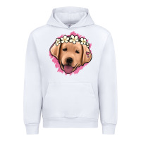 White jack russel floral kopyası Urban Hoodie - Jasminsmagicworld