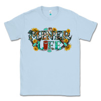 Dusty Blue miner life Classic Tee - texasbilliewilder