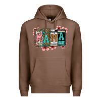 Chestnut license letters floral mama Premium Hoodie - Jasminsmagicworld