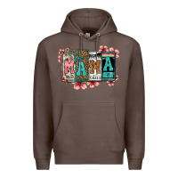 Coffee license letters floral mama Premium Hoodie - Jasminsmagicworld