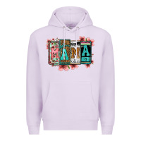 Lilac license letters floral mama Premium Hoodie - Jasminsmagicworld