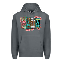 Rock license letters floral mama Premium Hoodie - Jasminsmagicworld