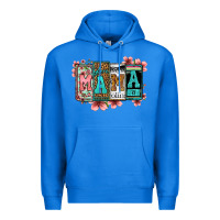 True Royal license letters floral mama Premium Hoodie - Jasminsmagicworld