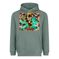 Sage aries turquoise cowhide Heavyweight Hoodie - RanaPortraitStore