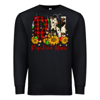 Black christmas rn registered nurse Premium Sweatshirt - FaDigitalArtStudio