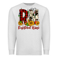 Oatmeal Heather christmas rn registered nurse Premium Sweatshirt - FaDigitalArtStudio
