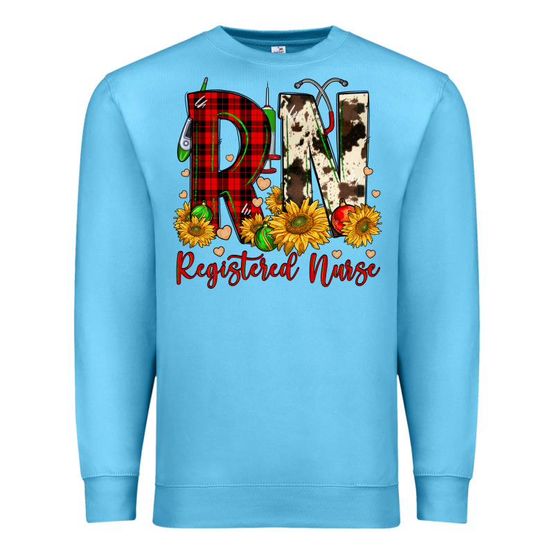 Christmas Rn Registered Nurse Premium Sweatshirt by FaDigitalArtStudio | Teevron