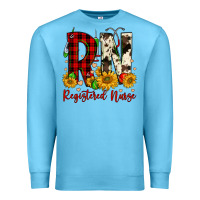 Ocean Blue christmas rn registered nurse Premium Sweatshirt - FaDigitalArtStudio