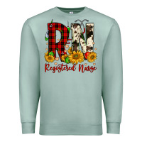 Seafoam christmas rn registered nurse Premium Sweatshirt - FaDigitalArtStudio