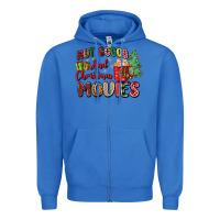 True Royal hot cocoa and christmas movies Zipper Hoodie - Zillion Design Studio