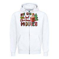White hot cocoa and christmas movies Zipper Hoodie - Zillion Design Studio