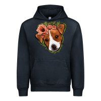 Navy jack russel floral Urban Hoodie - Jasminsmagicworld