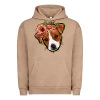 Pigment Burro jack russel floral Urban Hoodie - Jasminsmagicworld