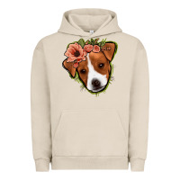Pigment French Oak jack russel floral Urban Hoodie - Jasminsmagicworld