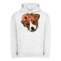 Pigment Lunar Rock jack russel floral Urban Hoodie - Jasminsmagicworld