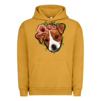 Pigment Peanut Butter jack russel floral Urban Hoodie - Jasminsmagicworld