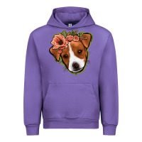 Tulip jack russel floral Urban Hoodie - Jasminsmagicworld
