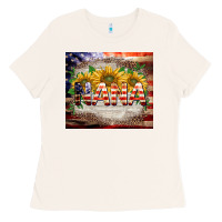 Bone patriotic nana Ladies Tee - BarkalooDesign