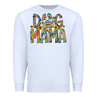White dog mama Premium Sweatshirt - RacoonDesign